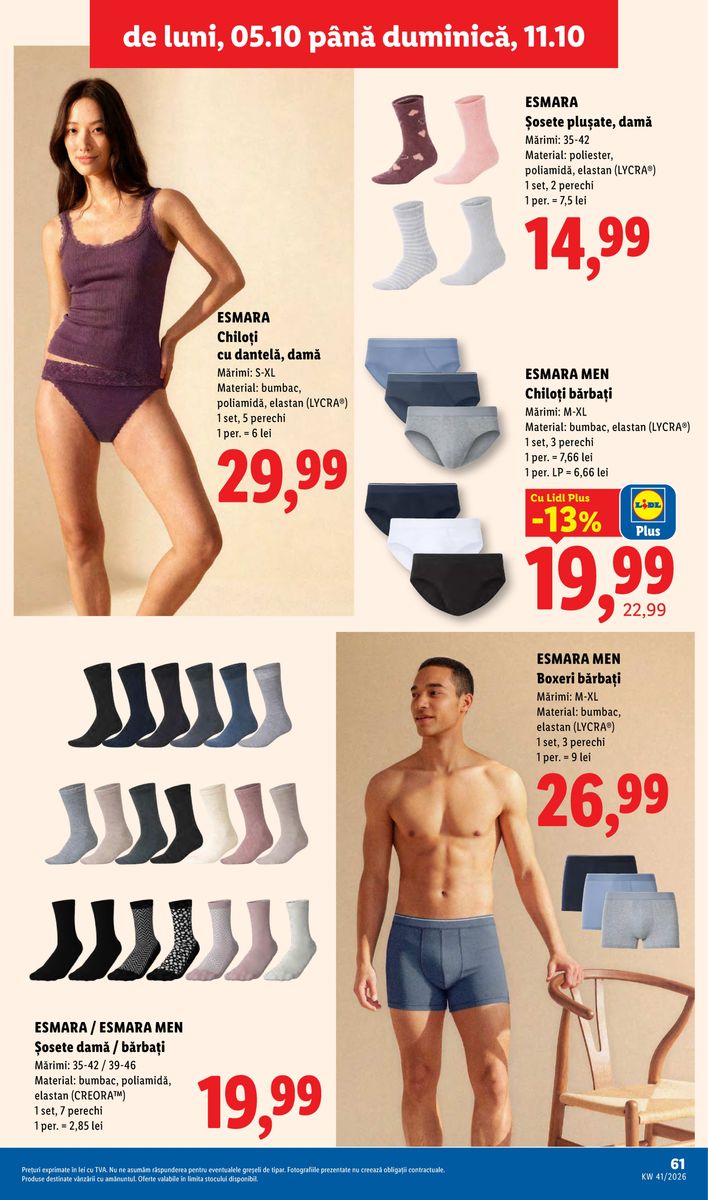 Lidl catalog page 61 — 2026-10-05 to 2026-10-11