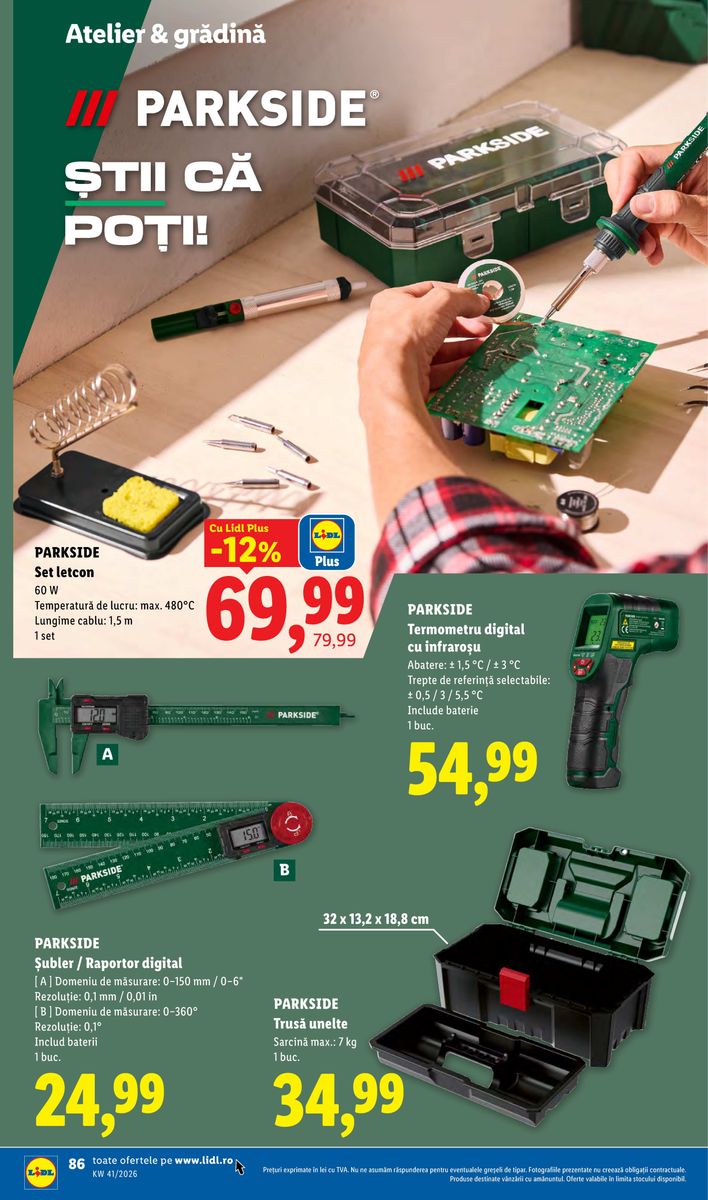 Lidl catalog page 86 — 2026-10-05 to 2026-10-11