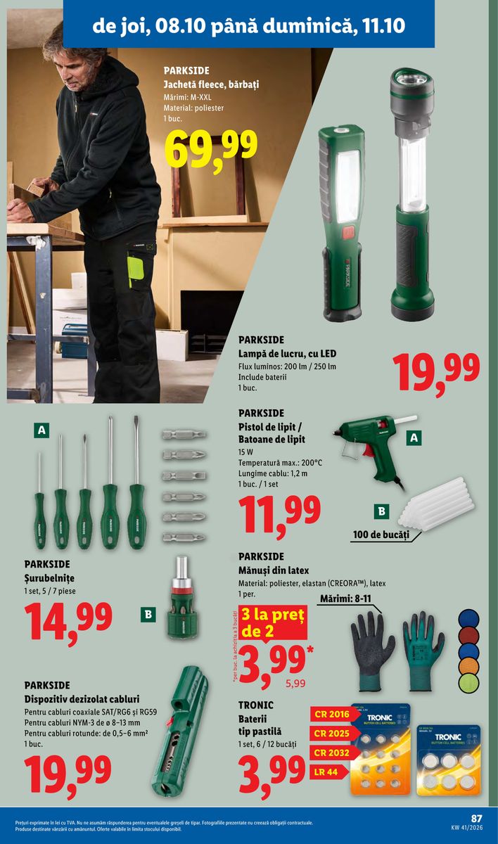 Lidl catalog page 87 — 2026-10-05 to 2026-10-11