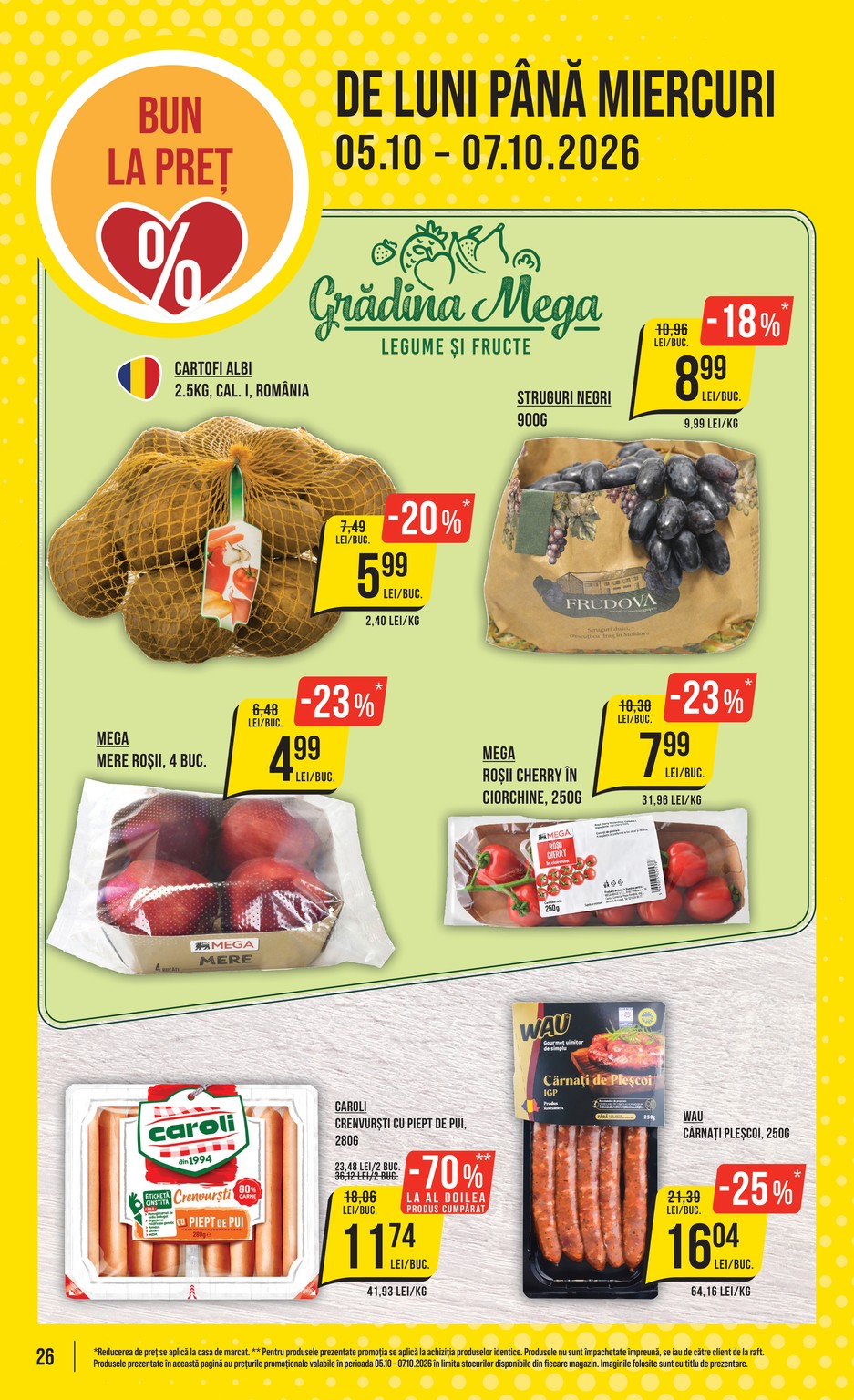 Mega Image catalog page 26 — 2026-10-01 to 2026-10-07