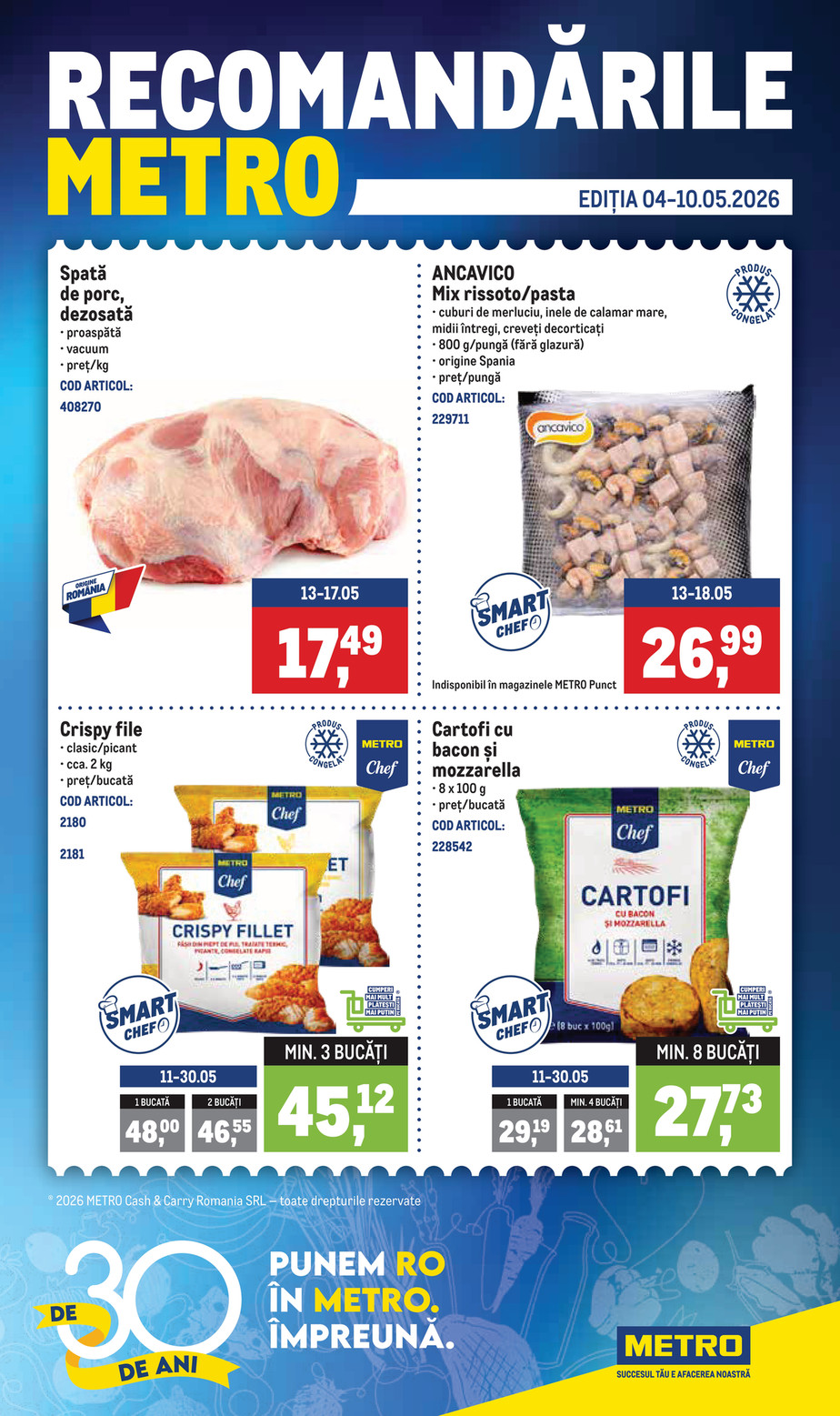Metro catalog cover