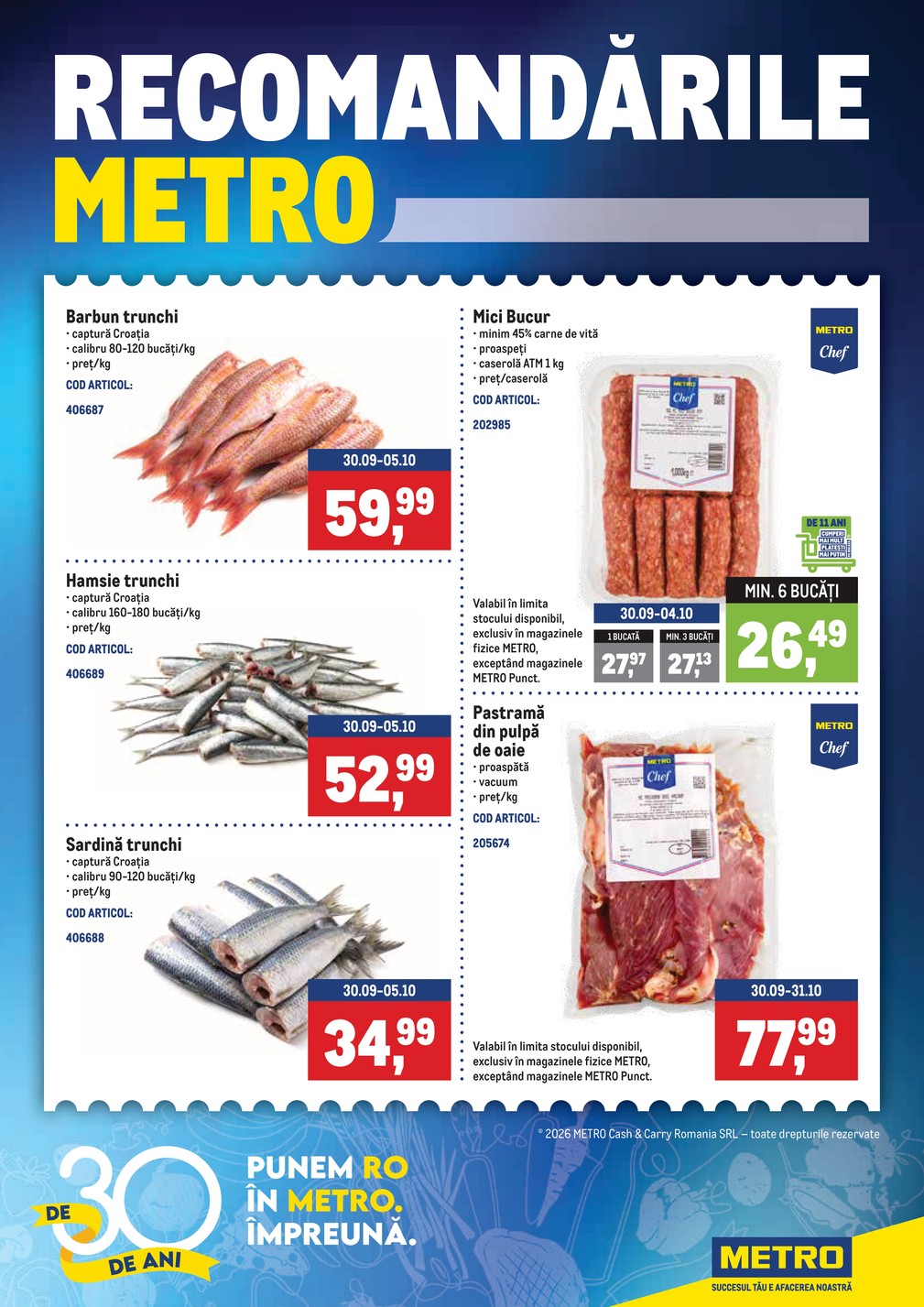Metro catalog cover