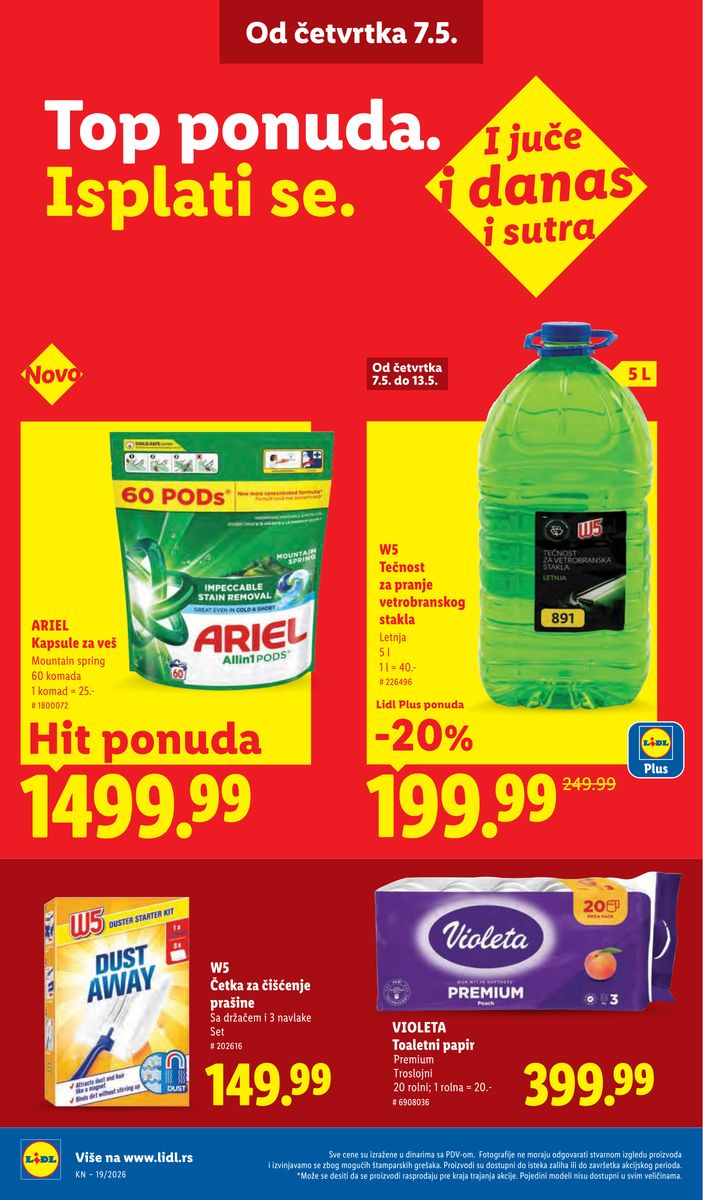 Lidl catalog page 36 — 2026-05-07 to 2026-05-13