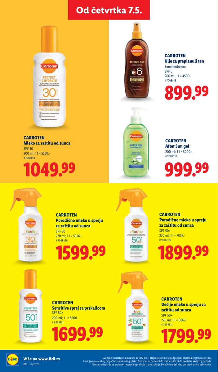 Lidl catalog page 62 — 2026-05-07 to 2026-05-13