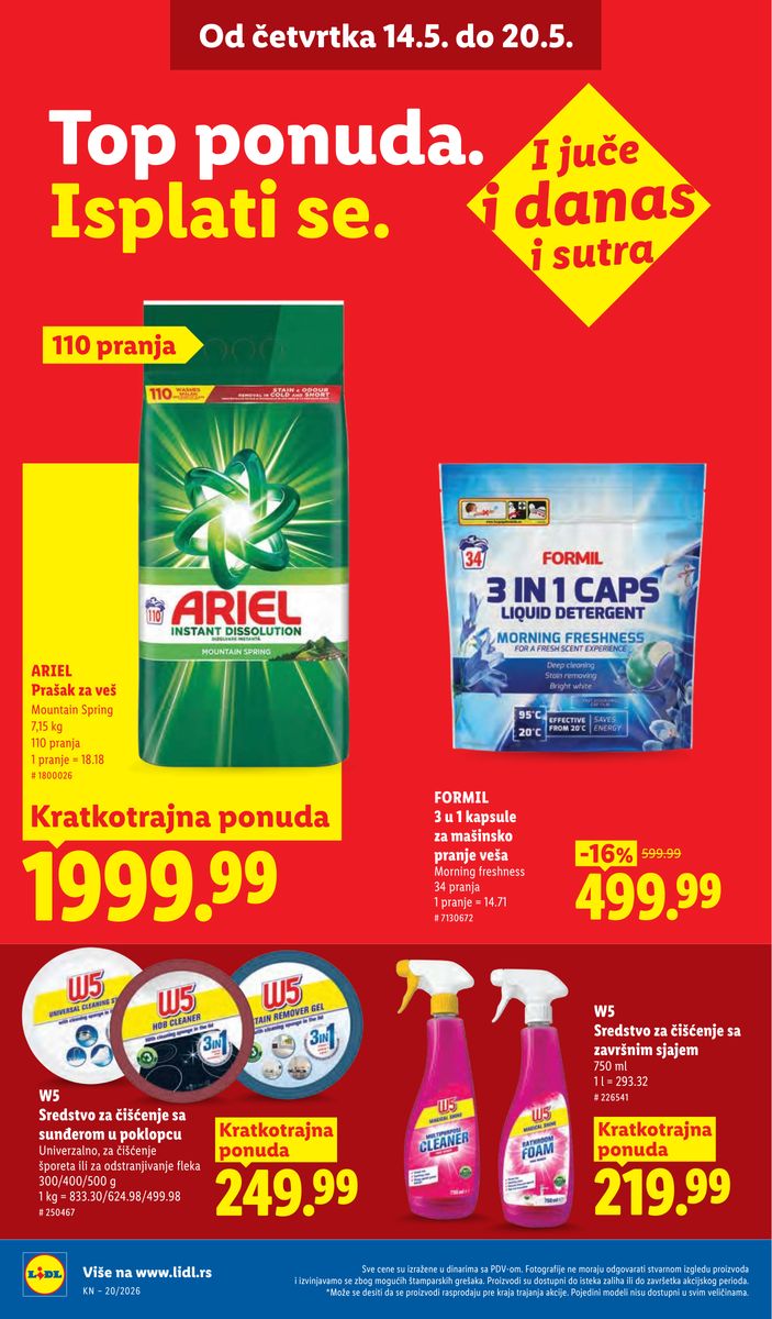 Lidl catalog page 32 — 2026-05-14 to 2026-05-20