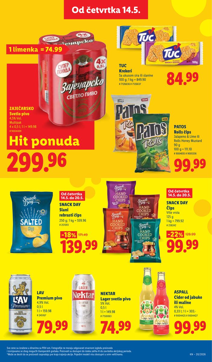 Lidl catalog page 39 — 2026-05-14 to 2026-05-20