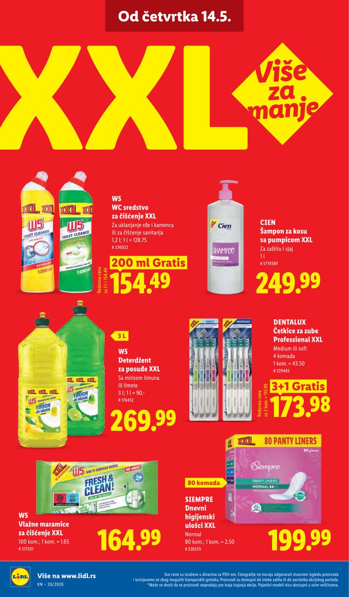 Lidl catalog page 58 — 2026-05-14 to 2026-05-20