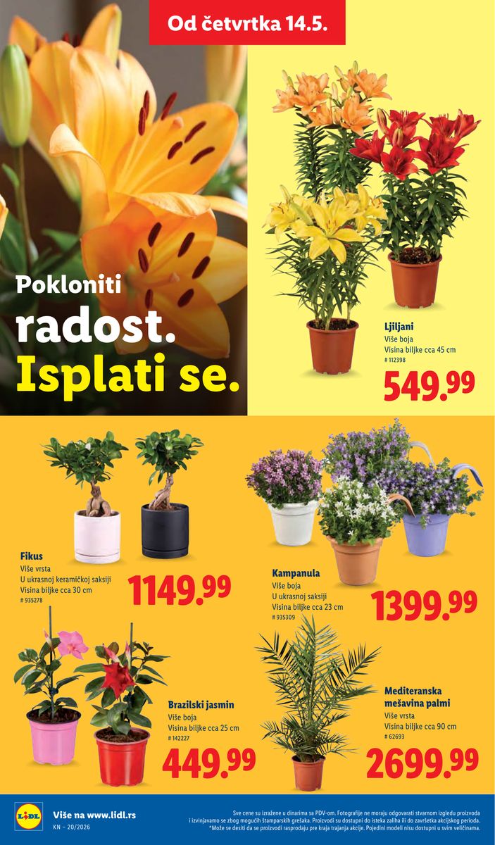 Lidl catalog page 62 — 2026-05-14 to 2026-05-20