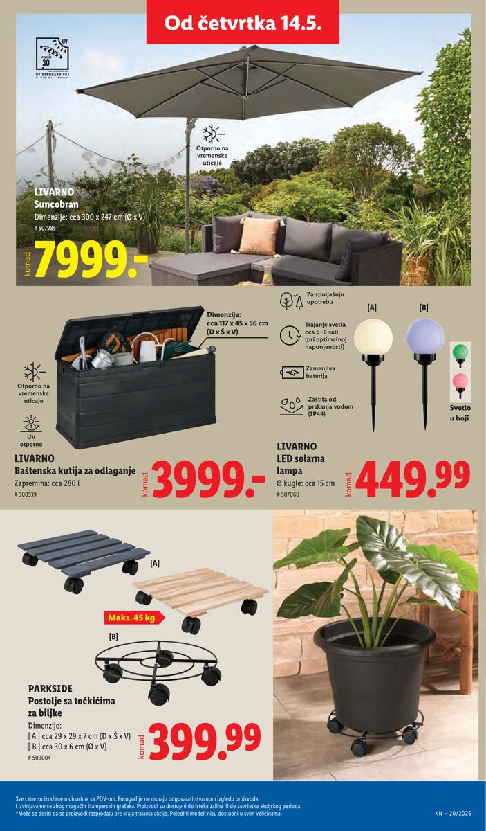 Lidl catalog page 73 — 2026-05-14 to 2026-05-20