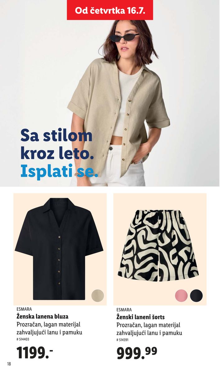 Lidl catalog page 18 — 2026-05-18 to 2026-07-31