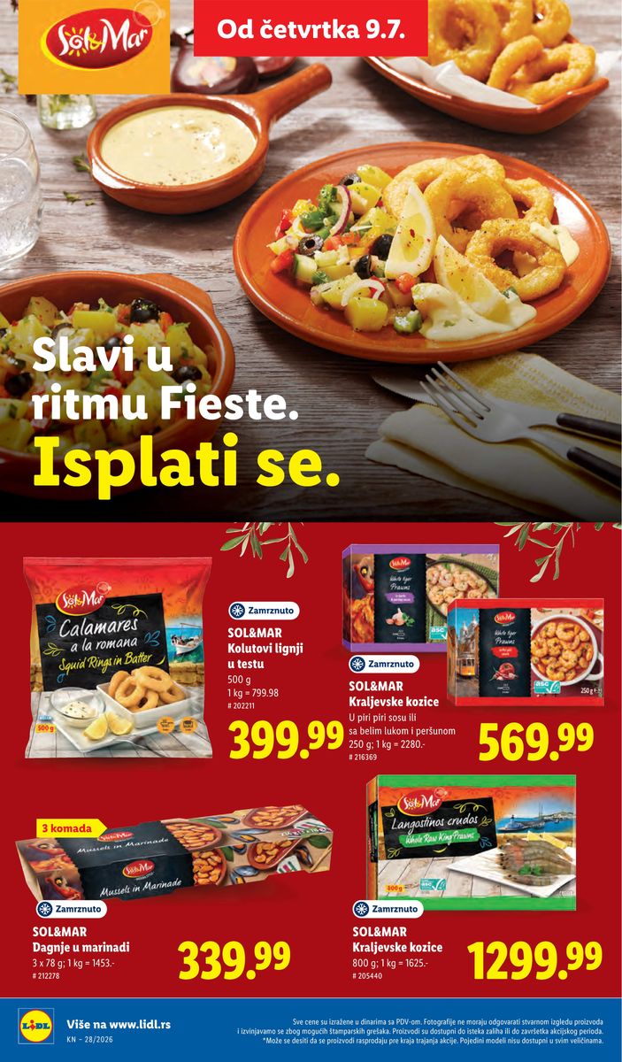 Lidl catalog page 50 — 2026-07-09 to 2026-07-15