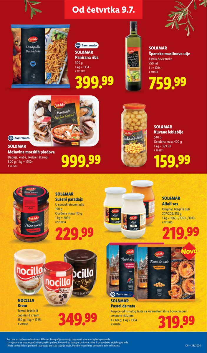 Lidl catalog page 51 — 2026-07-09 to 2026-07-15