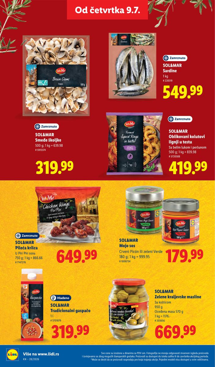 Lidl catalog page 52 — 2026-07-09 to 2026-07-15