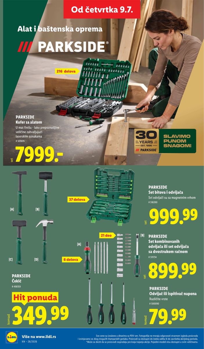 Lidl catalog page 68 — 2026-07-09 to 2026-07-15