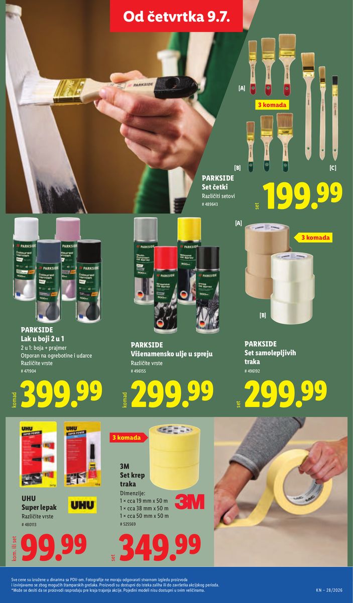 Lidl catalog page 73 — 2026-07-09 to 2026-07-15