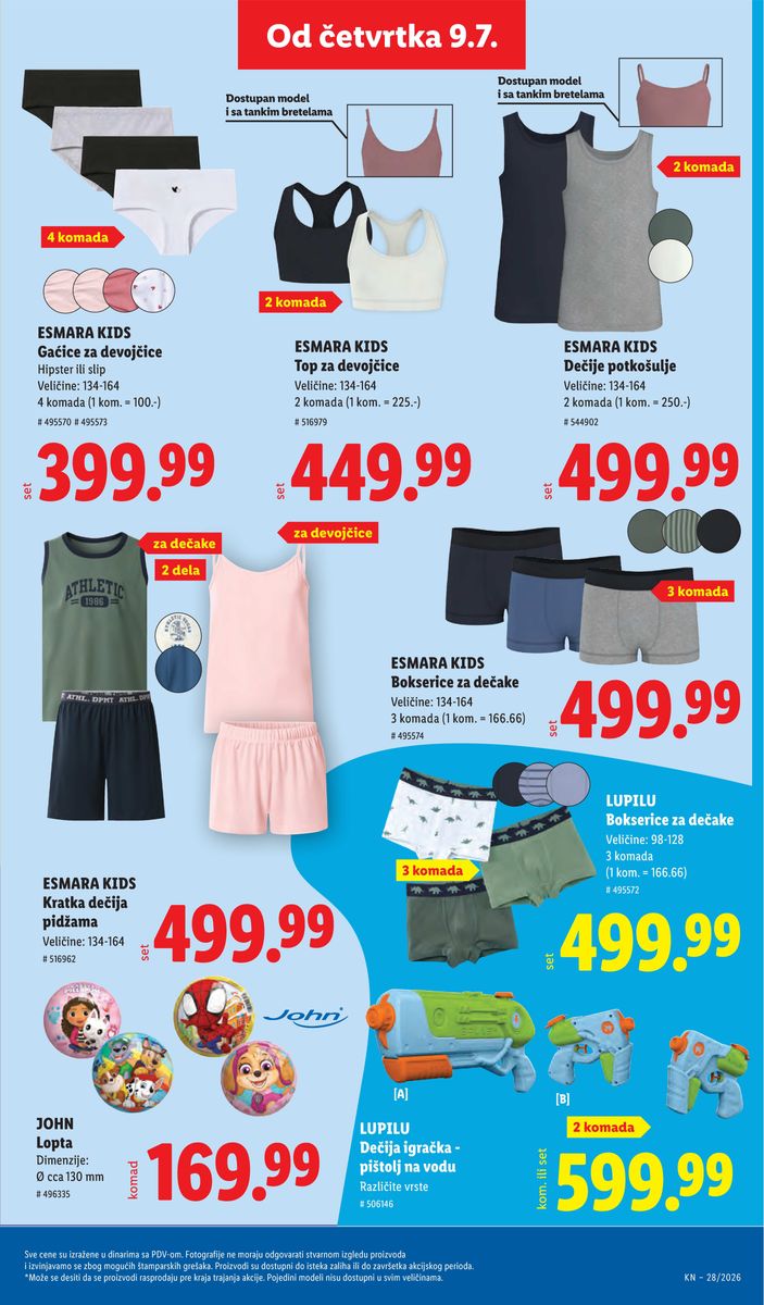 Lidl catalog page 75 — 2026-07-09 to 2026-07-15