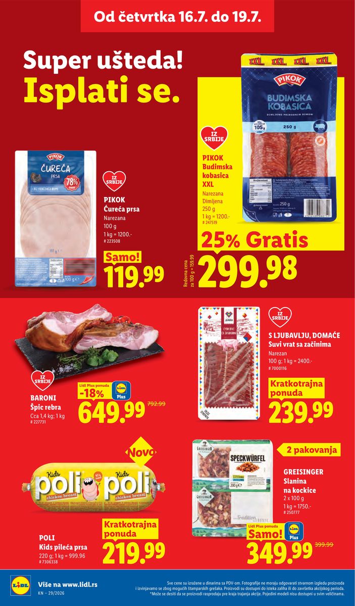 Lidl catalog page 26 — 2026-07-16 to 2026-07-22
