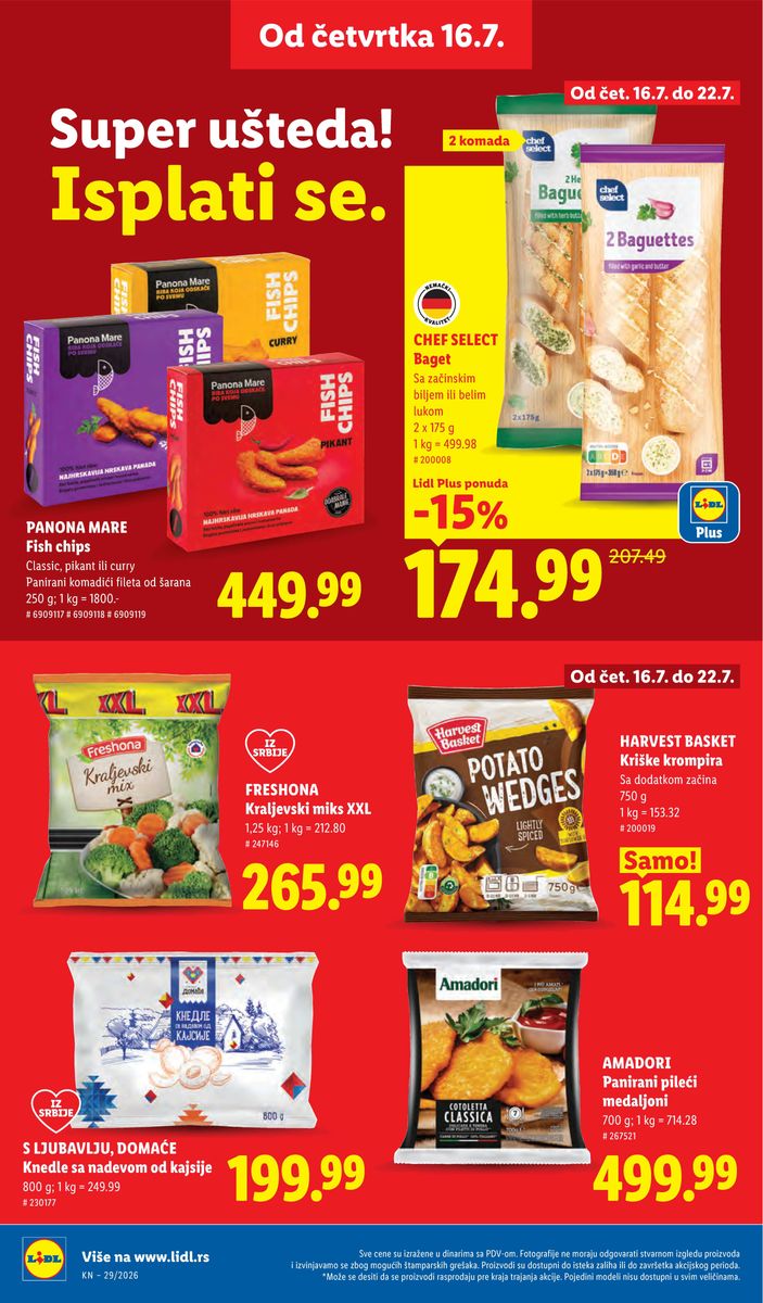 Lidl catalog page 28 — 2026-07-16 to 2026-07-22