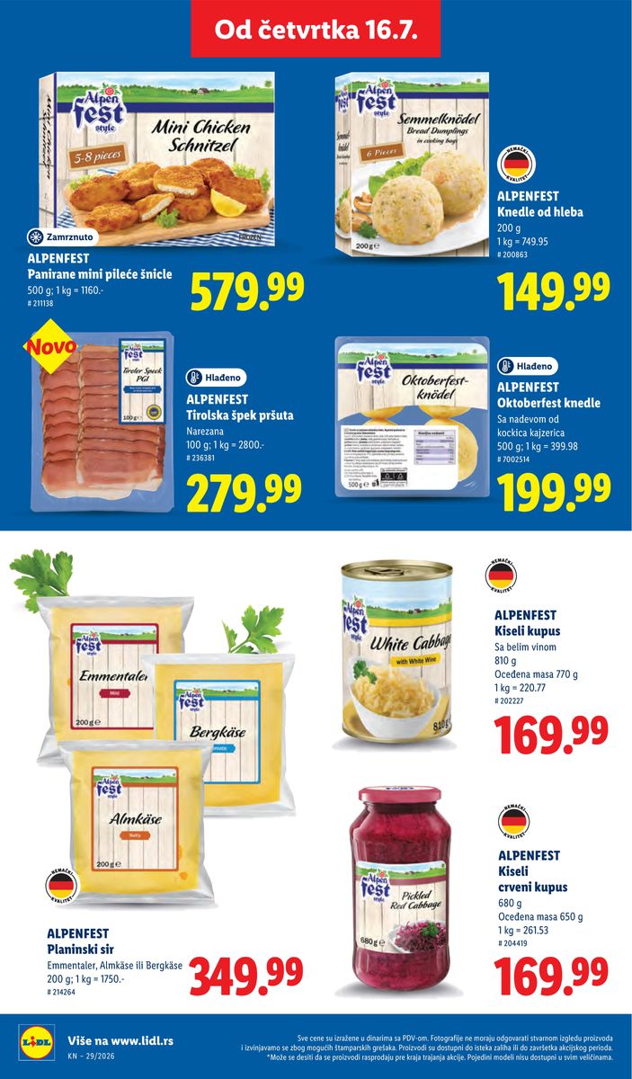 Lidl catalog page 64 — 2026-07-16 to 2026-07-22