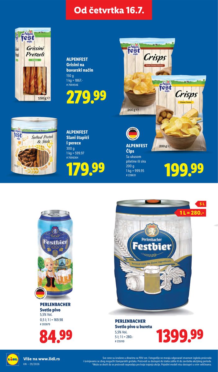 Lidl catalog page 66 — 2026-07-16 to 2026-07-22