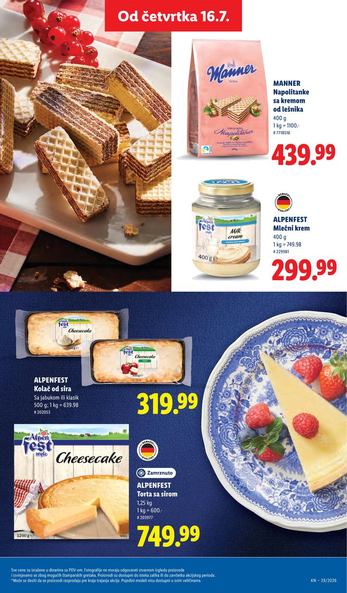 Lidl catalog page 67 — 2026-07-16 to 2026-07-22