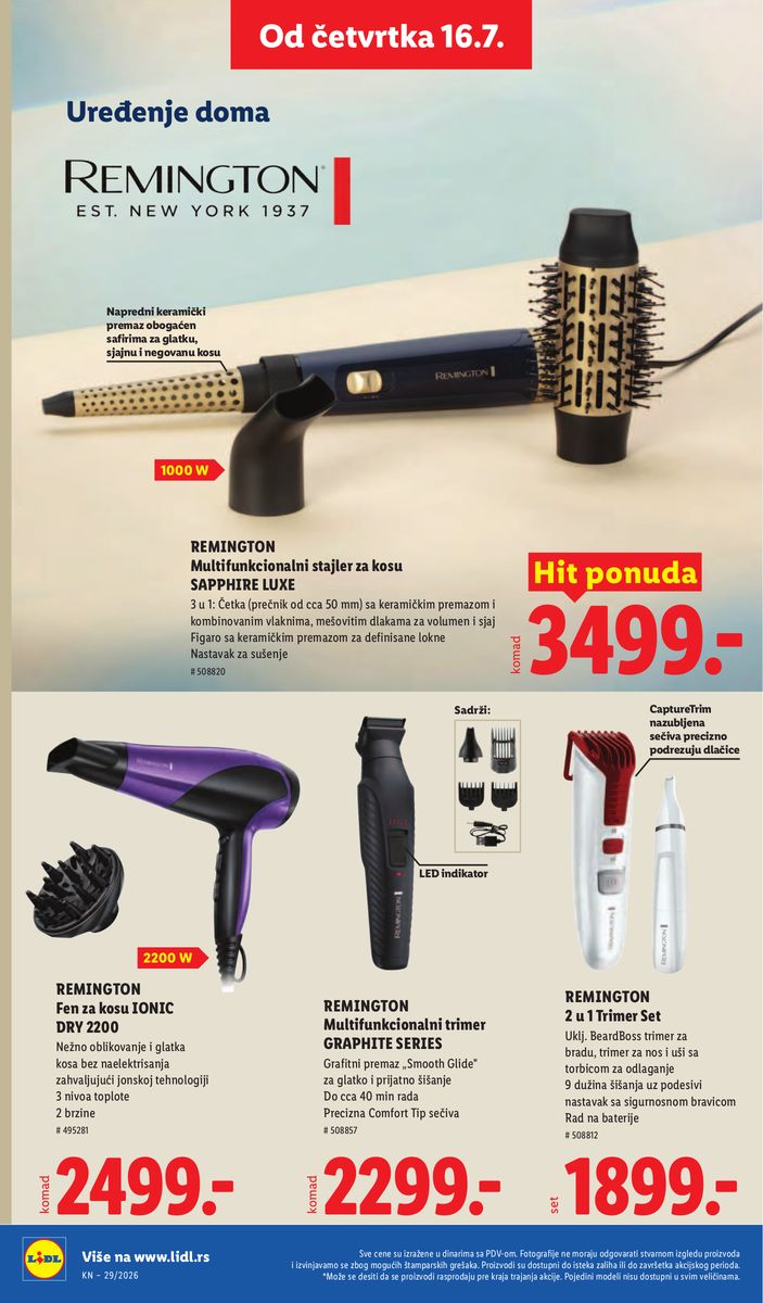 Lidl catalog page 84 — 2026-07-16 to 2026-07-22