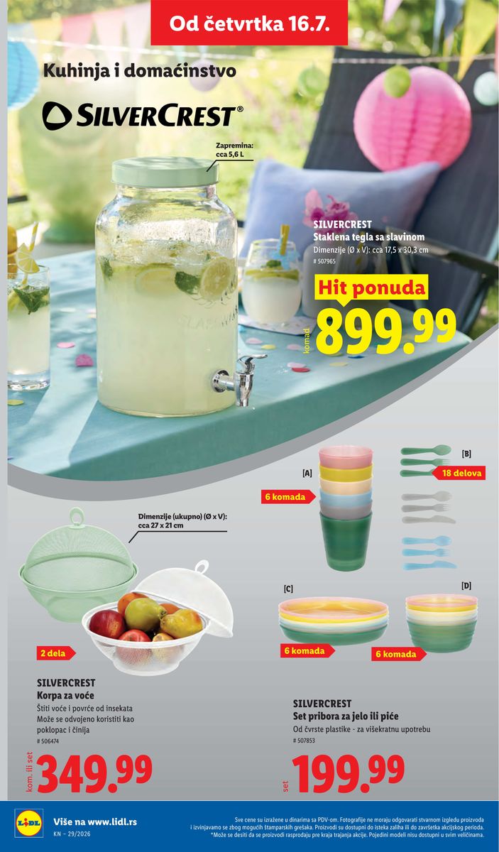 Lidl catalog page 86 — 2026-07-16 to 2026-07-22