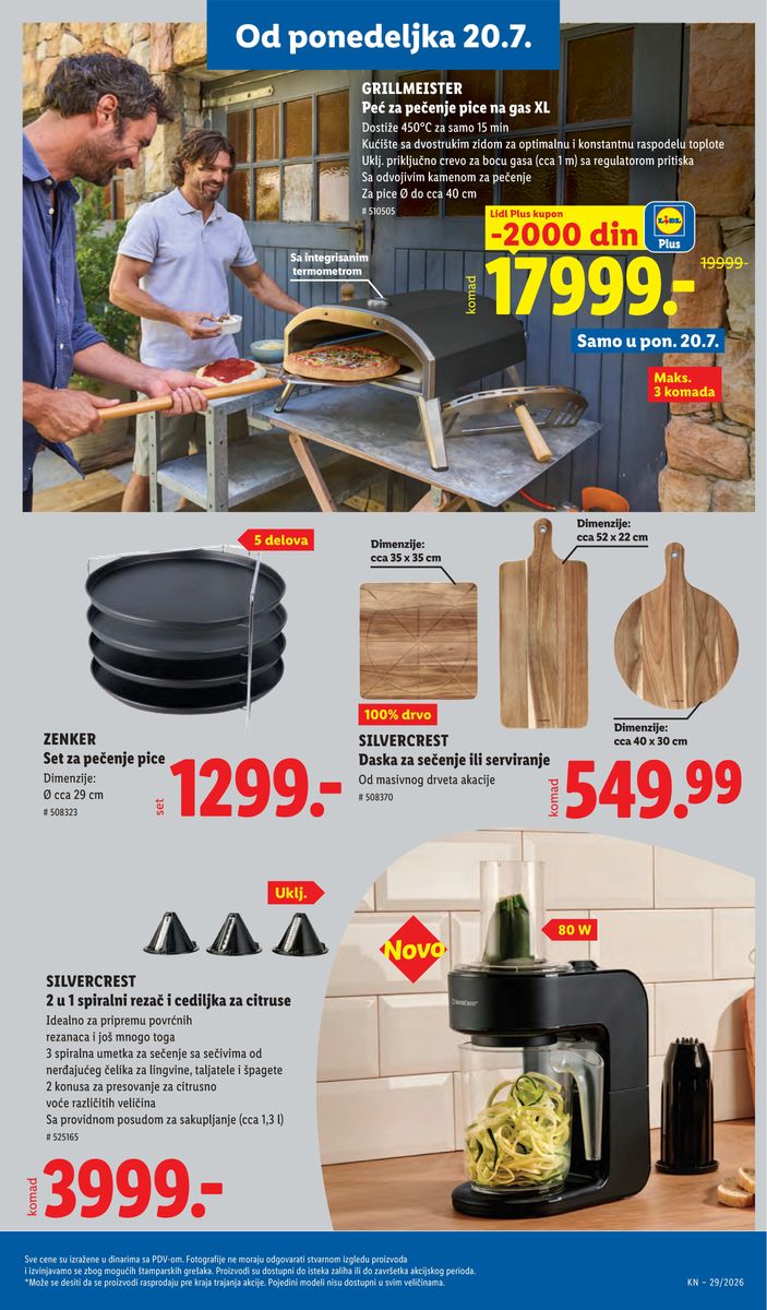 Lidl catalog page 95 — 2026-07-16 to 2026-07-22