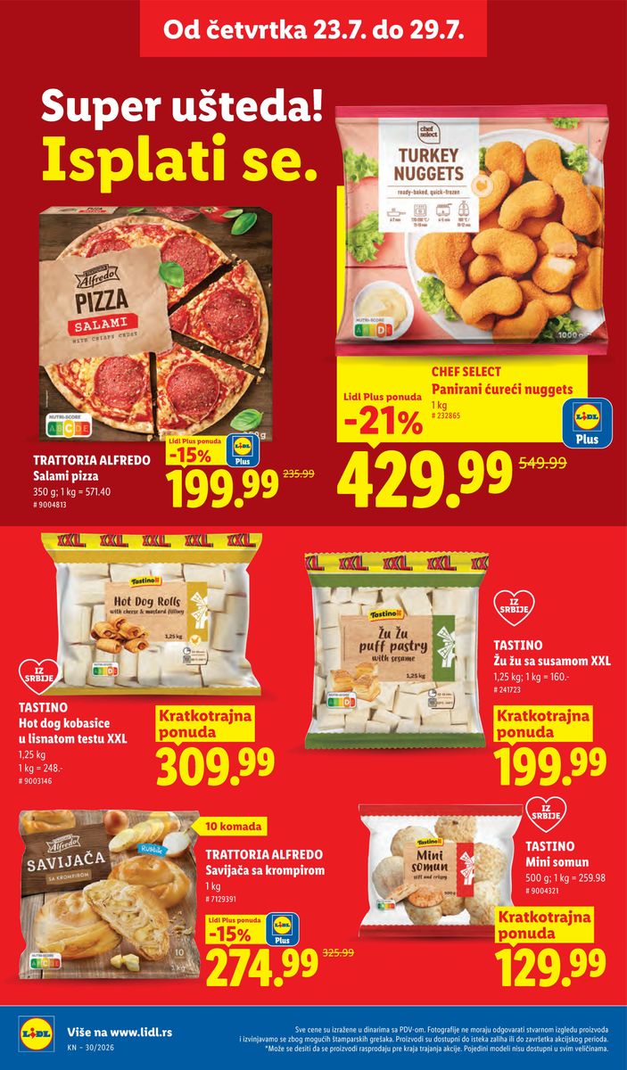 Lidl catalog page 26 — 2026-07-23 to 2026-07-29