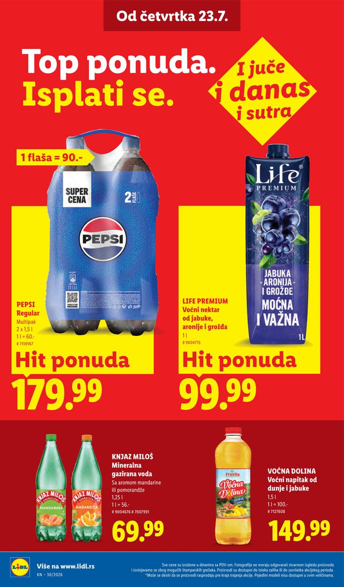 Lidl catalog page 32 — 2026-07-23 to 2026-07-29