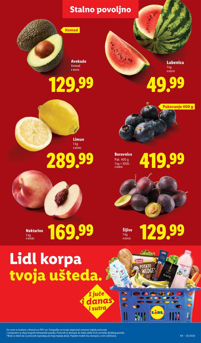 Lidl catalog page 45 — 2026-07-23 to 2026-07-29