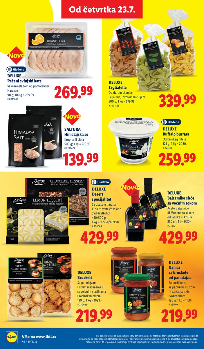 Lidl catalog page 52 — 2026-07-23 to 2026-07-29