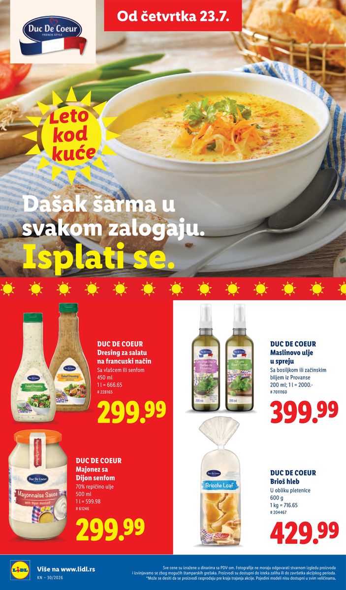 Lidl catalog page 56 — 2026-07-23 to 2026-07-29