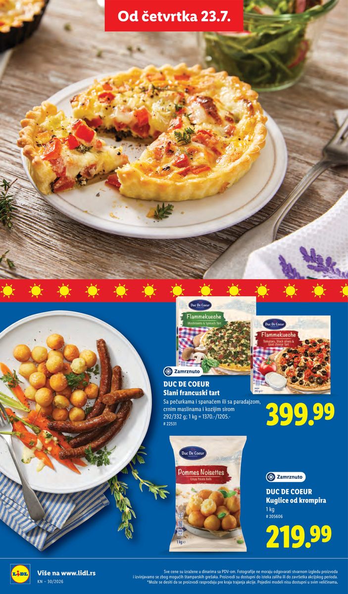 Lidl catalog page 58 — 2026-07-23 to 2026-07-29