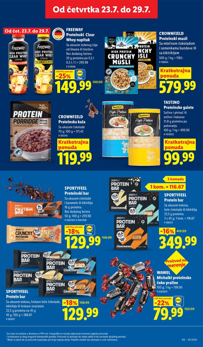 Lidl catalog page 71 — 2026-07-23 to 2026-07-29