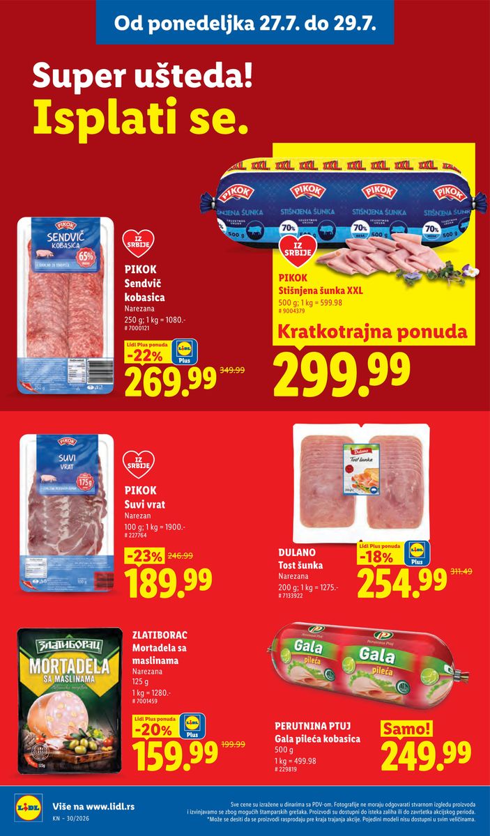 Lidl catalog page 116 — 2026-07-23 to 2026-07-29