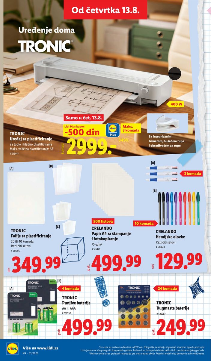 Lidl catalog page 86 — 2026-08-13 to 2026-08-19