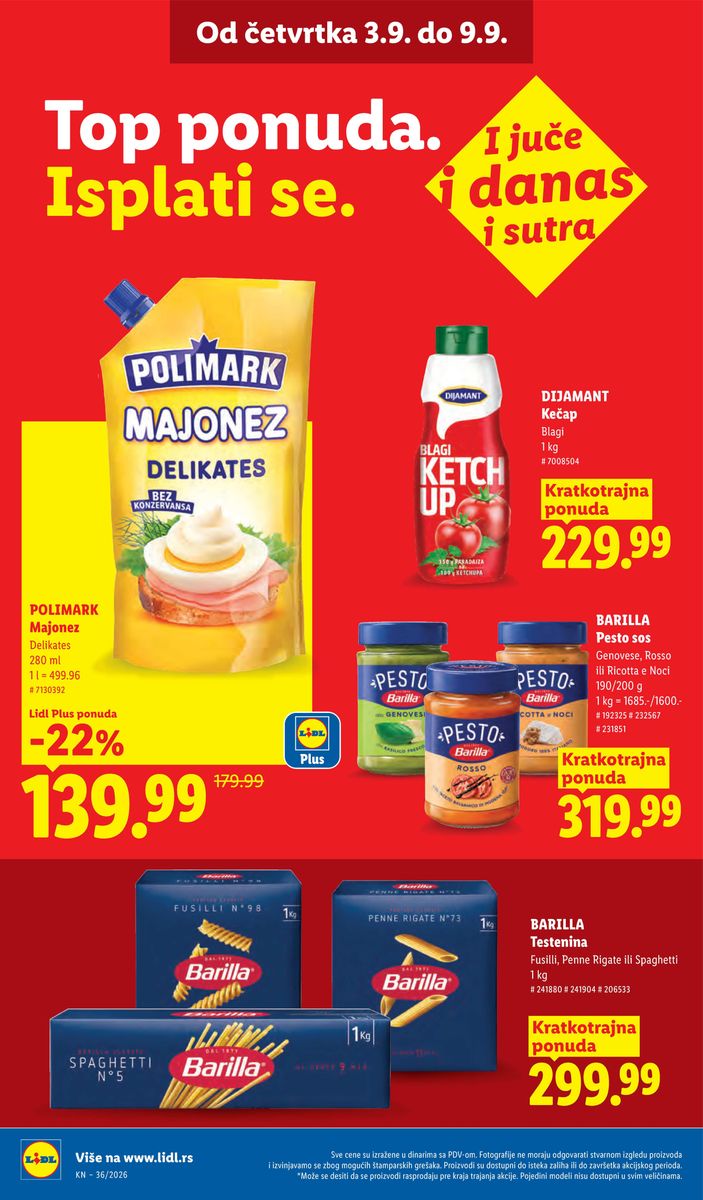 Lidl catalog page 32 — 2026-09-03 to 2026-09-09
