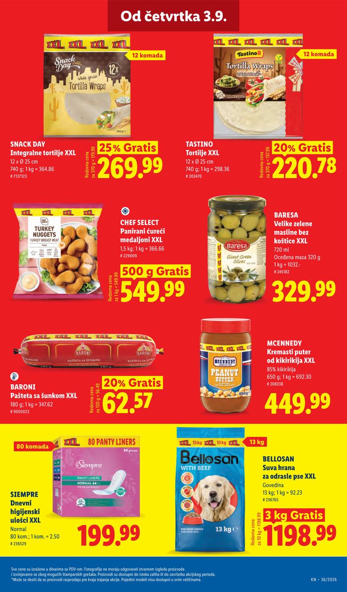 Lidl catalog page 61 — 2026-09-03 to 2026-09-09