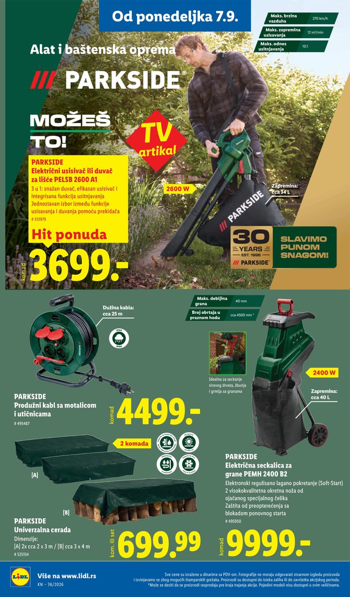 Lidl catalog page 100 — 2026-09-03 to 2026-09-09