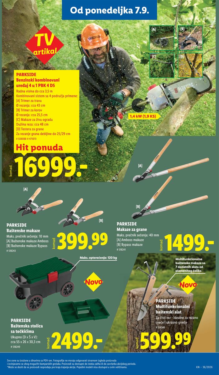 Lidl catalog page 101 — 2026-09-03 to 2026-09-09