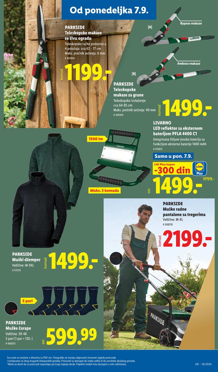 Lidl catalog page 103 — 2026-09-03 to 2026-09-09