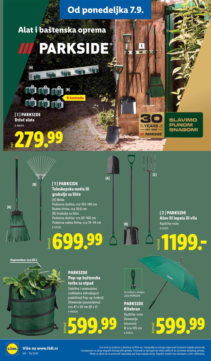 Lidl catalog page 104 — 2026-09-03 to 2026-09-09