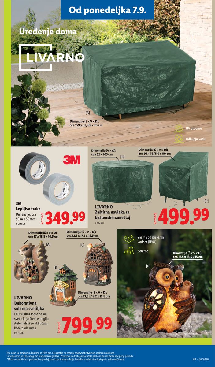 Lidl catalog page 105 — 2026-09-03 to 2026-09-09
