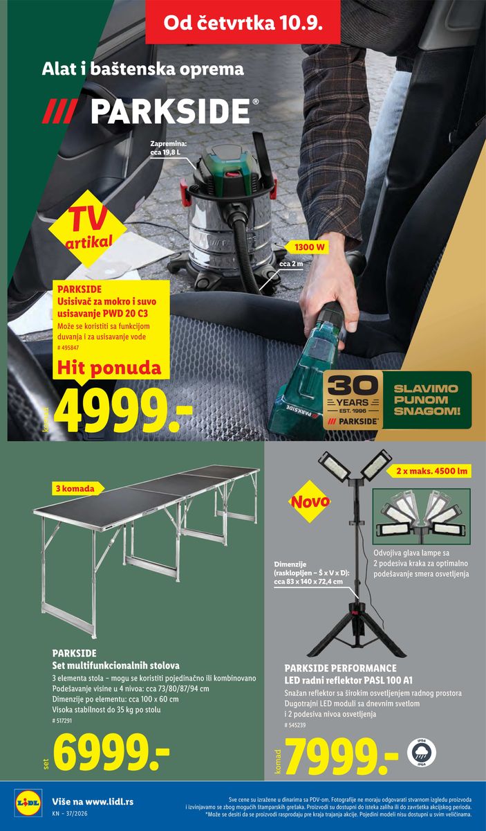 Lidl catalog page 70 — 2026-09-10 to 2026-09-16