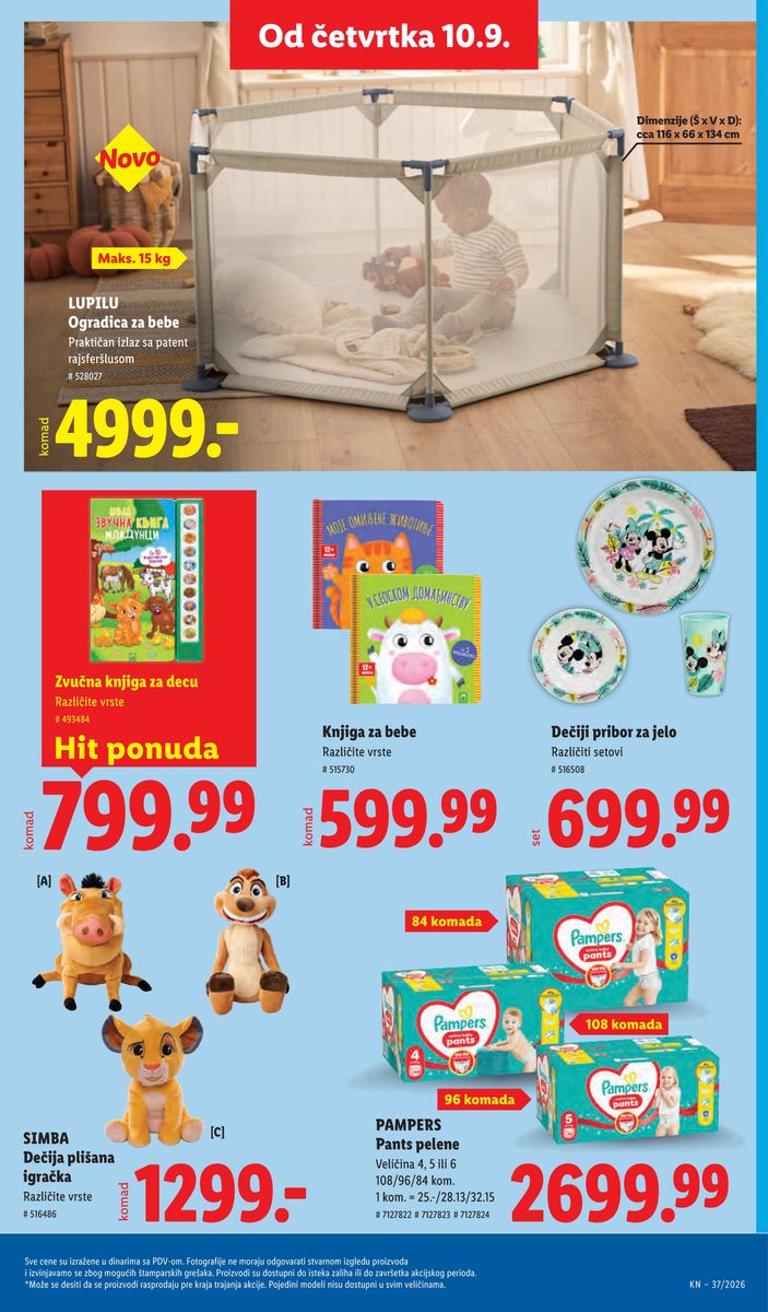 Lidl catalog page 75 — 2026-09-10 to 2026-09-16