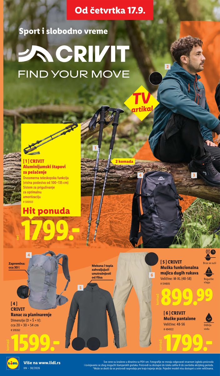 Lidl catalog page 62 — 2026-09-17 to 2026-09-23