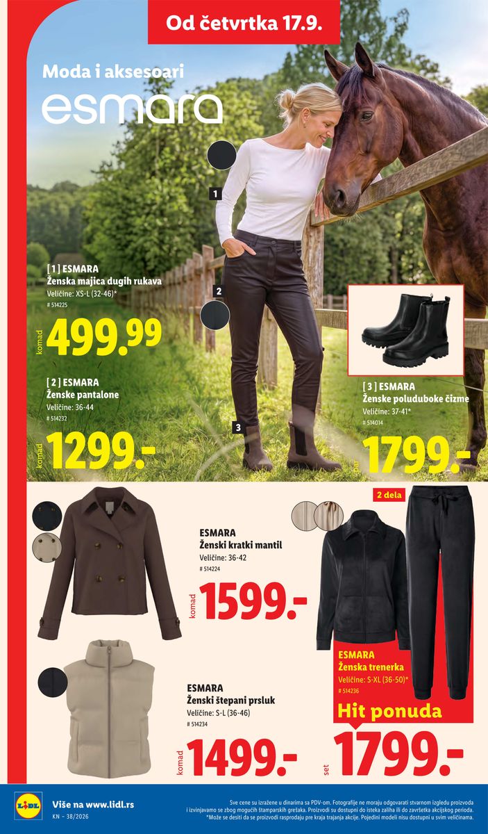 Lidl catalog page 66 — 2026-09-17 to 2026-09-23
