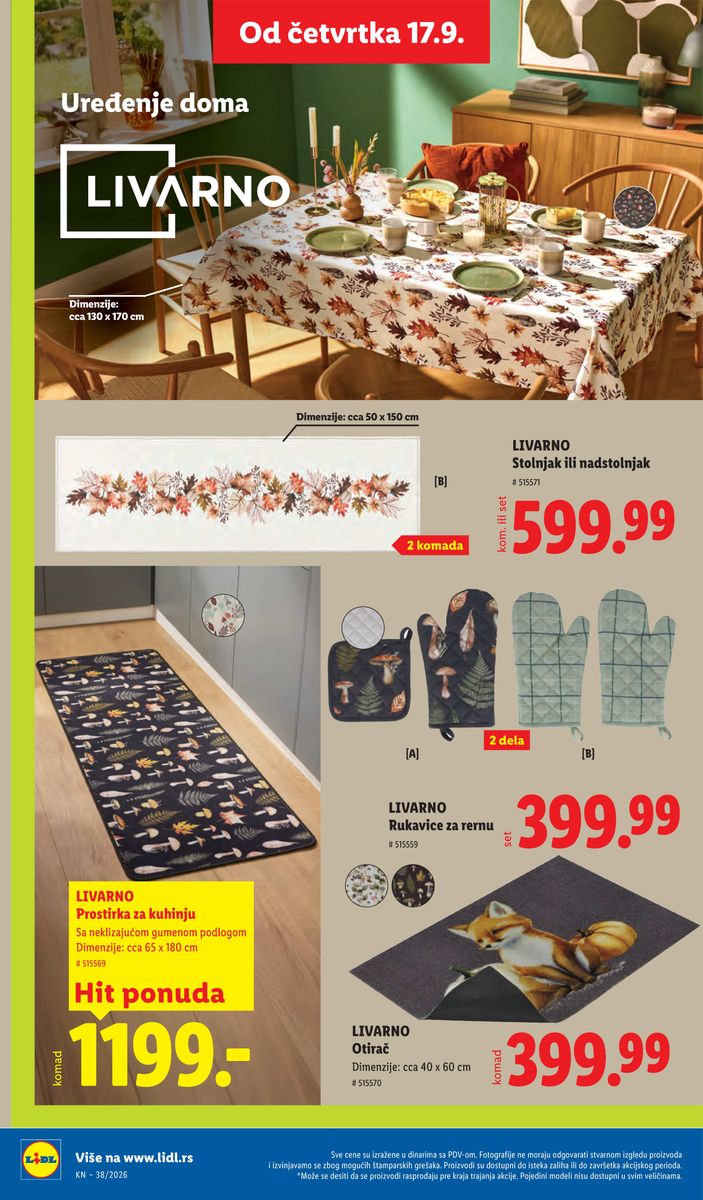 Lidl catalog page 70 — 2026-09-17 to 2026-09-23