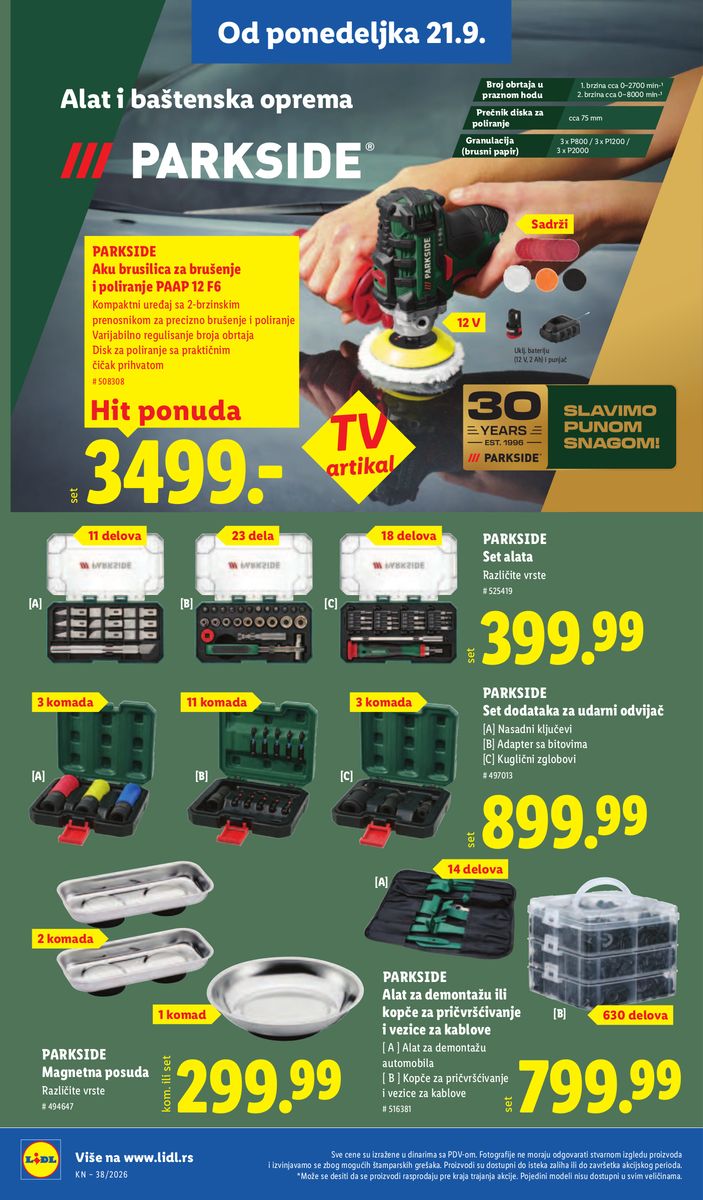 Lidl catalog page 74 — 2026-09-17 to 2026-09-23
